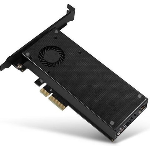 AXAGON AXAGON PCEM2-DC PCIe-3.0-x4-Adapter, 1x M.2-NVMe, 1x M.2-SATA, bis 22110 - aktiv PCI Express x4 adapterkaart voo