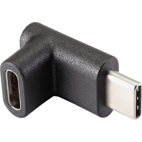Renkforce USB 3.2 Gen 2 (USB 3.1 Gen 2) Adapter [1x USB-C stekker - 1x USB-C bus] 90° haaks naar boven