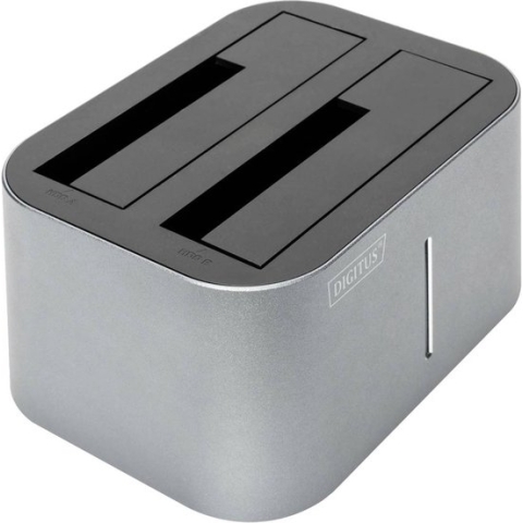 Digitus DA-71540-1 USB 3.0 SATA 6 Gb/s 2 poorten Harde schijf-dockingstation 2.5 inch, 3.5 inch Met clone-functie