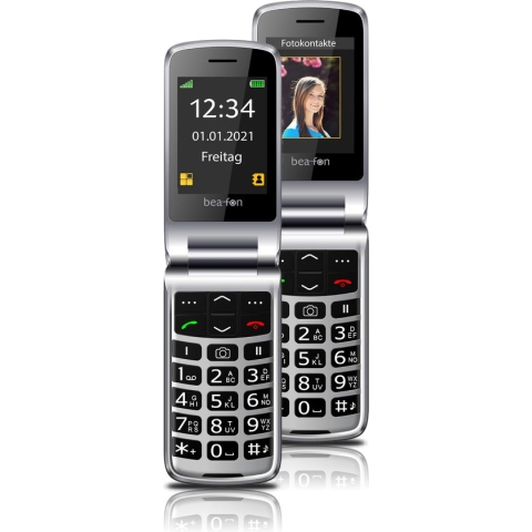 Bea-Fon SL645 Senioren mobiele telefoon, Simlockvrij, eenvoudig Nederlandstalig menu, 2,8”(7,11 cm) display, SOS Knop