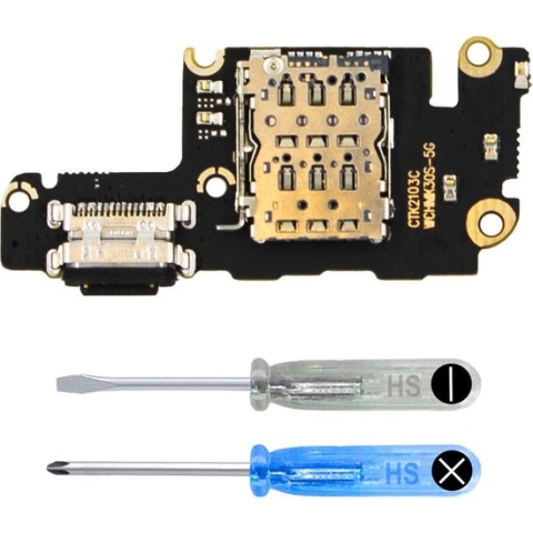 MMOBIEL Dock Connector Geschikt voor Xiaomi Mi 10T - Type C Incl. 2x Schroevendraaiers