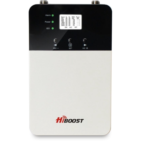 Hiboost Gsm versterker | Hi17-5S | Complete set | Geschikt voor alle KPN, Vodafone, T-Mobile | 2G, 4G, 5G | De beste mobiel signaal versterker | Uitbreidbaar tot 5 binnen antennes