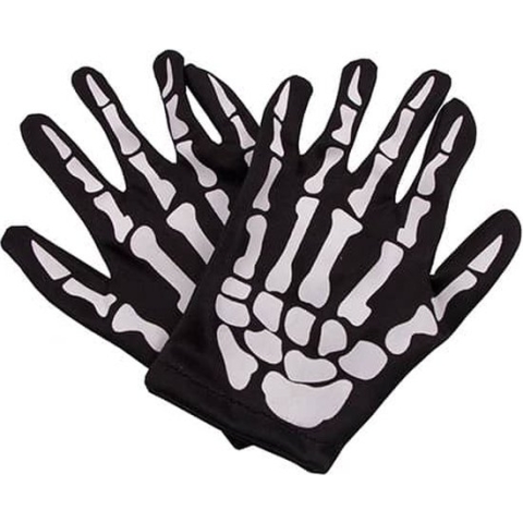 Folat - Handschoenen Skelet Kind - Halloween - Halloween accessoires - Halloween verkleden