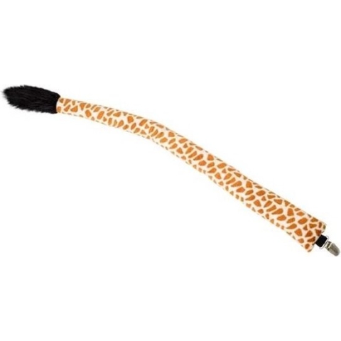 Verkleed/speelgoed giraffen staart 68 cm