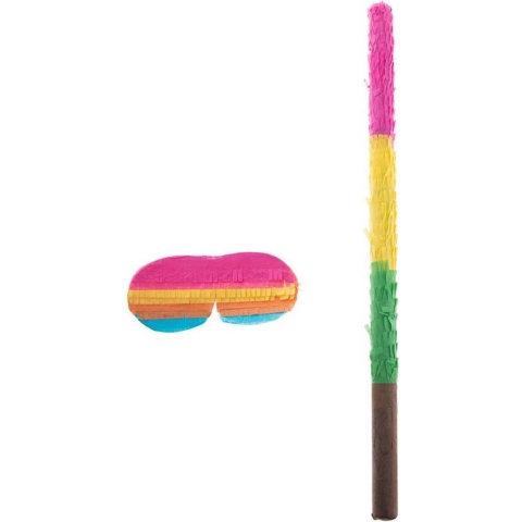 Pinata stok 54cm en masker