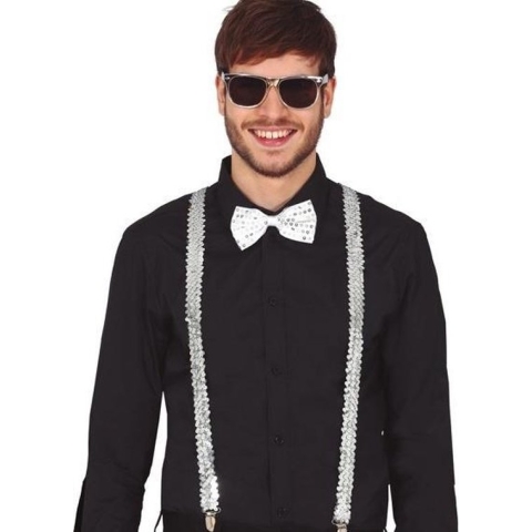 Fiestas Guirca Bretels Polyester Zilver One-size