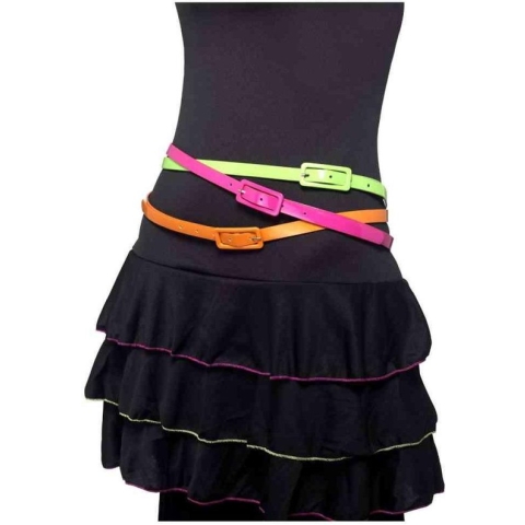 Dressing Up & Costumes | Costumes - 80s Pop - Neon Belts
