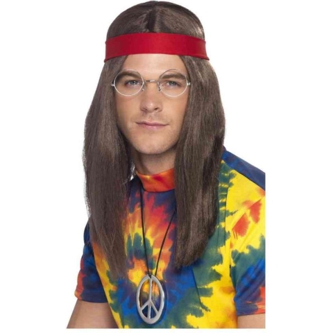 "Hippiekit voor mannen - Verkleedattribuut - One size"