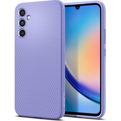 Spigen Liquid Air Hoesje voor de Samsung Galaxy A34 - Back Cover Flexibel TPU Paars