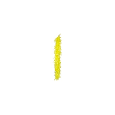 Boland - Boa 50 g neon geel Geel,Neon - Volwassenen - Unisex - Showgirl - Glitter and Glamour