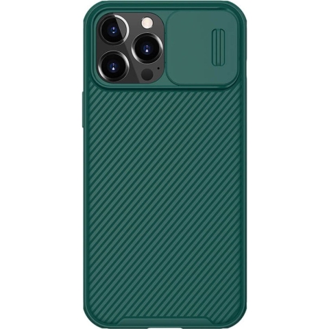Telefoonhoesje geschikt voor Apple iPhone 14 Plus - Nillkin CamShield Pro Case - Groen