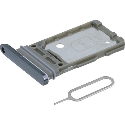 MMOBIEL Sim Tray Kaart Houder Nano Slot voor Samsung Galaxy S21 5G / S21 - 6.2 inch Grijs