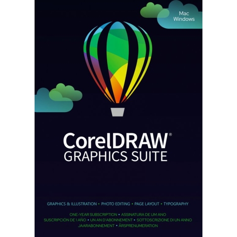 CorelDRAW Graphics Suite - 1 Jaar Abonnement - Windows/Mac Download