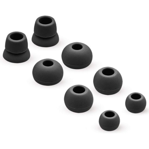 MMOBIEL Siliconen Oordopjes set voor Powerbeats 2 / 3 Wireless (ZWART) hoofdTelefoon 4 Paar