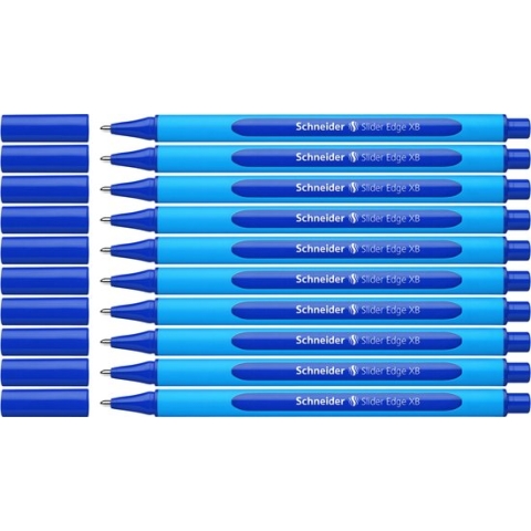 Schneider balpen - Slider Edge - XB - blauw - 10 stuks - S-152203-10
