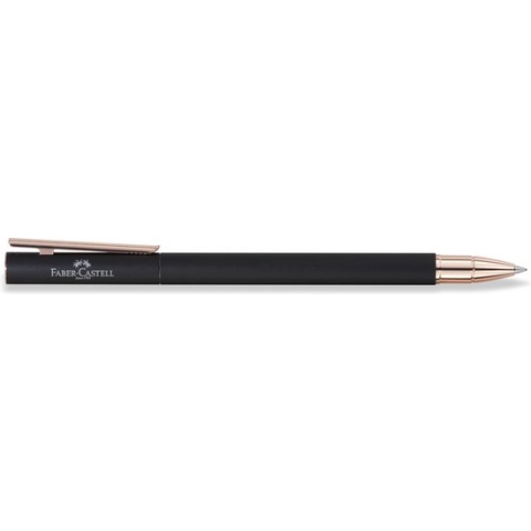 Faber-Castell rollerball - NEO slim - mat zwart rosé goud - FC-343114