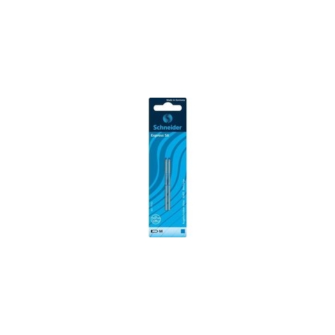 Schneider balpenvulling - Express 56 - M - blauw - blister a 2 stuks - S-77152