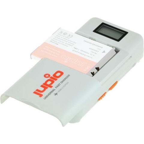 Jupio Universal Li-Ion - AA + 2.1A USB Fast Charger LCD version (World Edition)