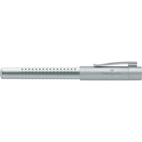 Faber-Castell vulpen - Grip 2011 - zilver - F - FC-140906