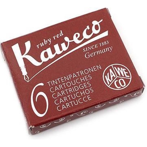 Kaweco Vulpen Inktpatroon - Per 6 stuks - Rood