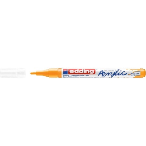 Edding 5300 Acrylic marker - fijne punt - zonne geel - Schrijfbreedte van 1-2 mm