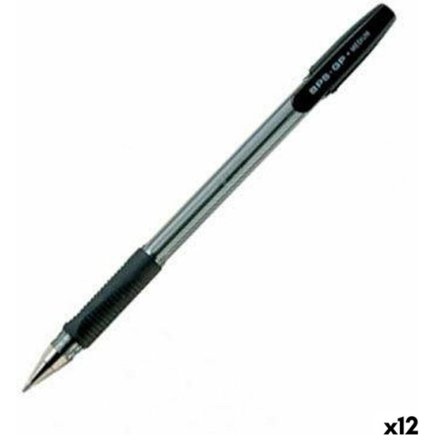 Pilot balpen BPS-GP schrijfbreedte 0,31 mm, zwart 12 stuks
