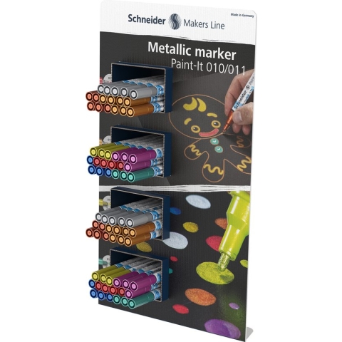 Schneider metallic marker - Paint-it 010 - 0.8mm - display 70 stuks - S-ML01030701