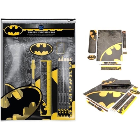 Batman Comics schrijfset - etui - potloden - liniaal