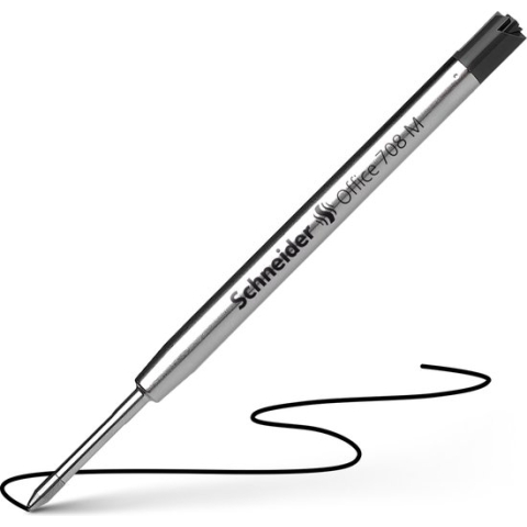 Schneider balpenvulling - Express 708 - M - zwart - S-7081