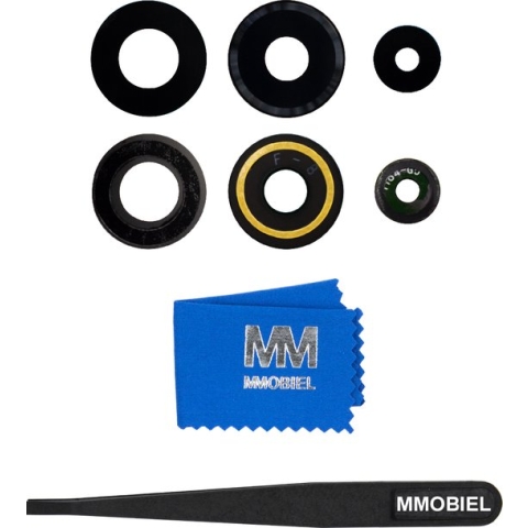 MMOBIEL Glas Lens Back Camera Compatibel met Xiaomi Redmi Note 12 Pro Plus 2022 - Incl. dubbelzijdige lijm, pincet en doek.