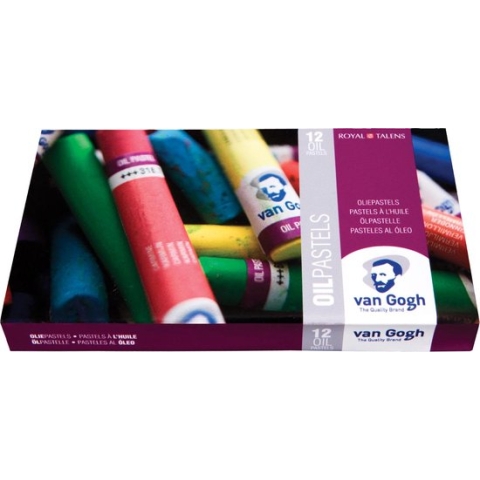 Van Gogh oliepastel starterset, doos met 12 pastels 10 stuks