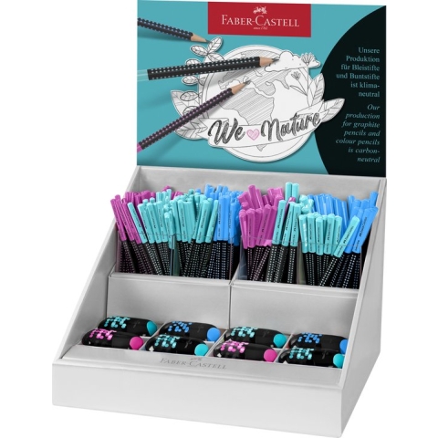Faber-Castell grafietpotloden - Grip two tone - display 240 stuks - FC-201973