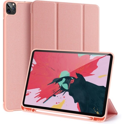 iPad Pro 11 (2020) hoes - Dux Ducis Domo Book Case met stylus pen houder - Roze