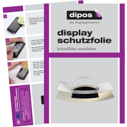dipos I 2x Beschermfolie helder compatibel met Jura D6 Tropfblech Folie screen-protector