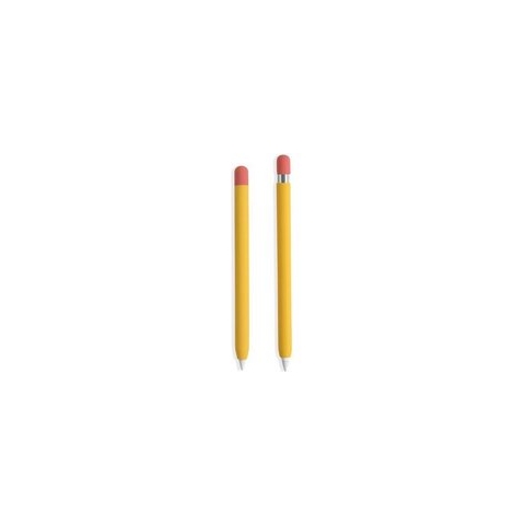 Doodroo Skin voor Apple Pencil (1e/2e gen) - Oranje - Siliconen Beschermfolie met Grip