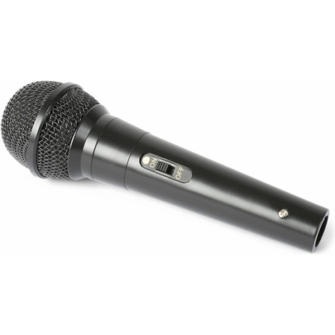 Fenton DM100 zwarte dynamische microfoon voor o.a. DJ's en karaoke