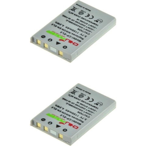 ChiliPower EN-EL5 accu voor Nikon - 1150mAh - 2-Pack