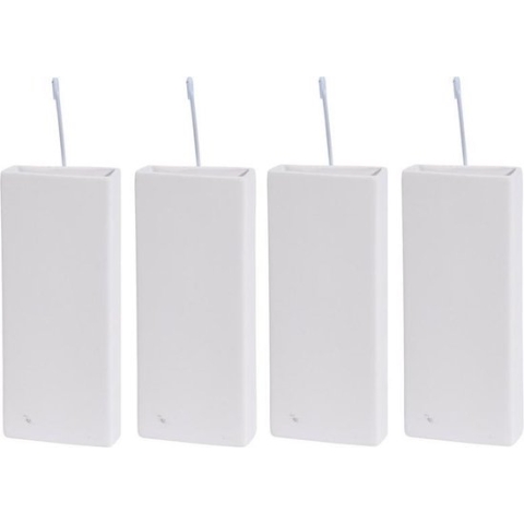4x Witte verwarming waterverdamper 20 cm - Waterverdampers voor de verwarming - Luchtvochtigheid verhogen