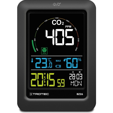 TROTEC CO2 Luchtkwaliteitsmonitor BZ26