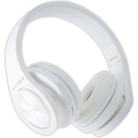 Silvergear Bluetooth Koptelefoon Over Ear - Headphones, Bellen - Wit