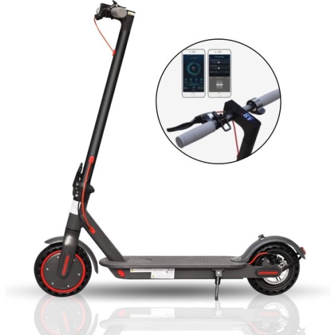 Kick&Move Elektrische Step E Scooter - Anti lek Banden - 31 km/u - App - LED verlichting - Cruise Control - Schokbestendige wielen - Anti diefstal optie