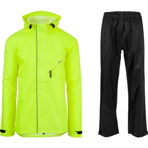 AGU Passat Regenpak Essential - Fluo Geel - XL - Dames & Heren - Waterdicht