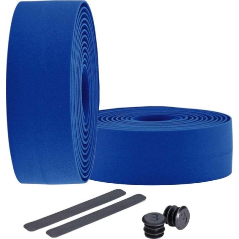 BBB Cycling RaceRibbon Stuurtape - Antislip - Stuurlint Racefiets - Stretch Materiaal - Blauw - 2 Rollen - BHT-01