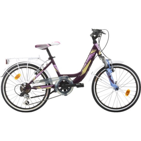 Sprint Starlet - Meisjesfiets 20 inch - 6 Versnellingen Shimano - Paars - Framemaat:26 cm - BK22SI8570 Bov