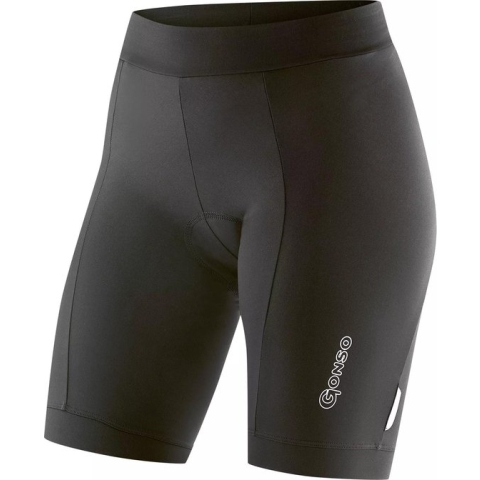 Gonso | Lisa V2 | Fietsbroek Dames Kort | Zwart Maat 40