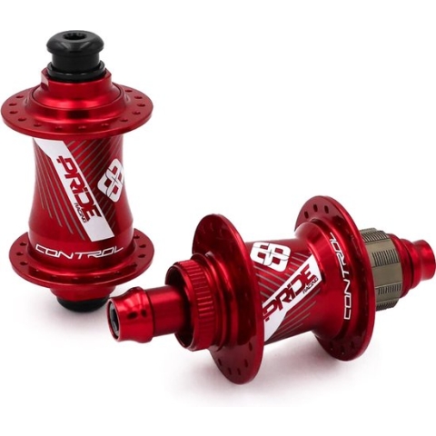 PRIDE Racing Control Pro Voor- & achternaaf Schijf CL, rood