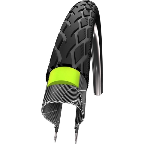 Schwalbe Buitenband - Marathon G-Guard - 26 inch x 1 3/8 - Zwart Reflecterend