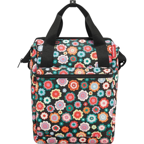 KLICKfix Fietstas Roomy GT 12L Happy Flowers
