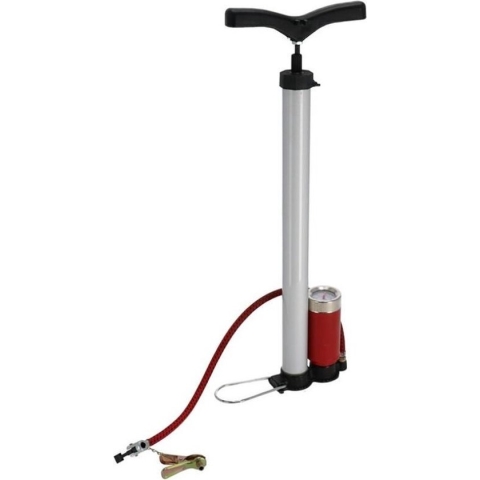Luxe fietspomp inclusief manometer - luchtpomp met drukmeter