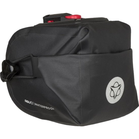 AGU Zadeltas Shelter - Zwart - 1L - Waterdicht - KLICKfix